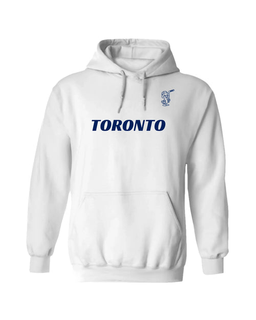 Toronto Hockey Hoodie (White) - Custom Name and Number