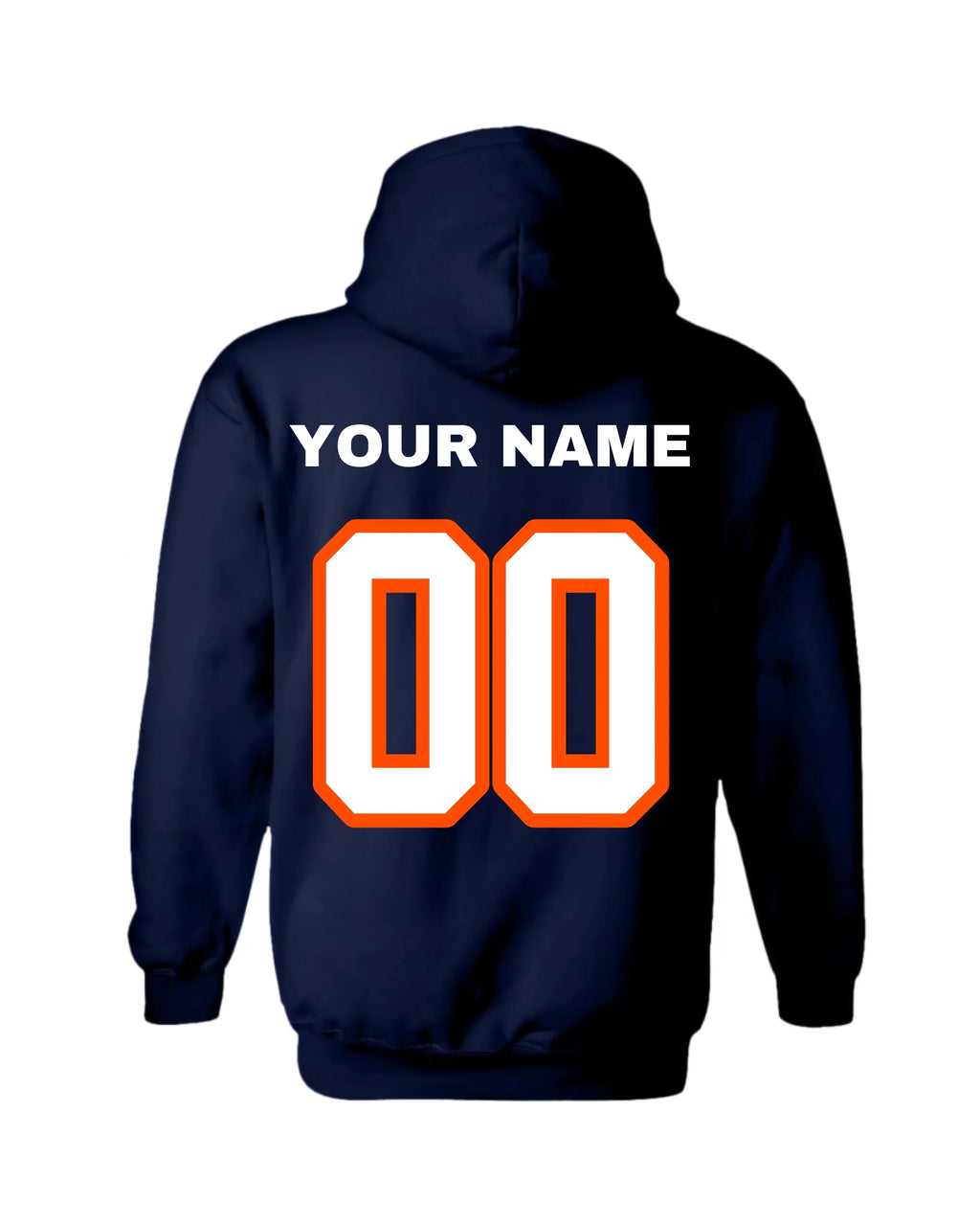 Gildan Navy Blue Back