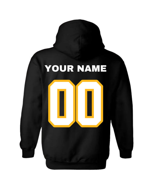 Gildan Hoodie-Black Back
