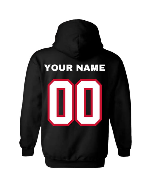 Gildan Hoodie-Black Back