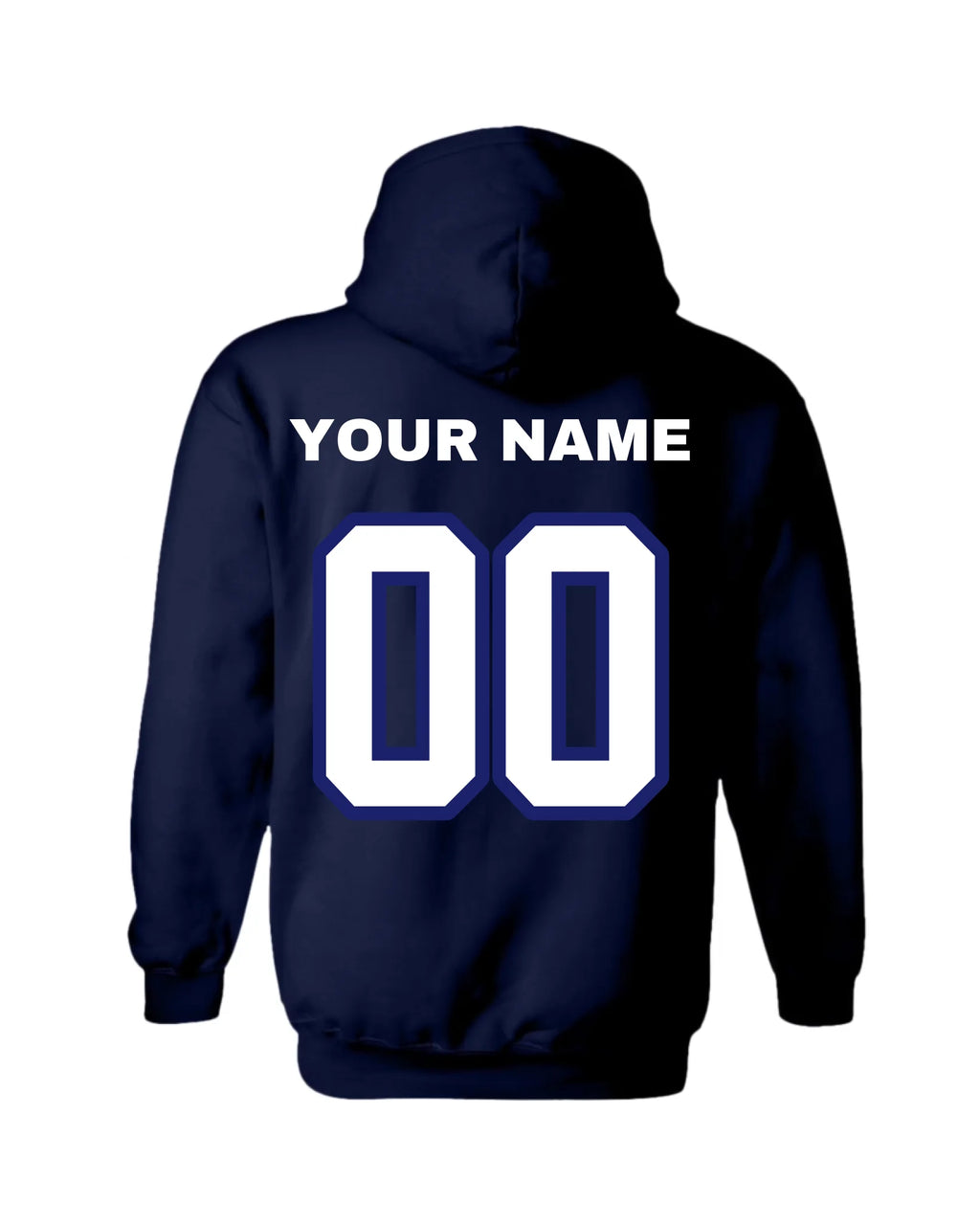 Gildan Navy Blue Back
