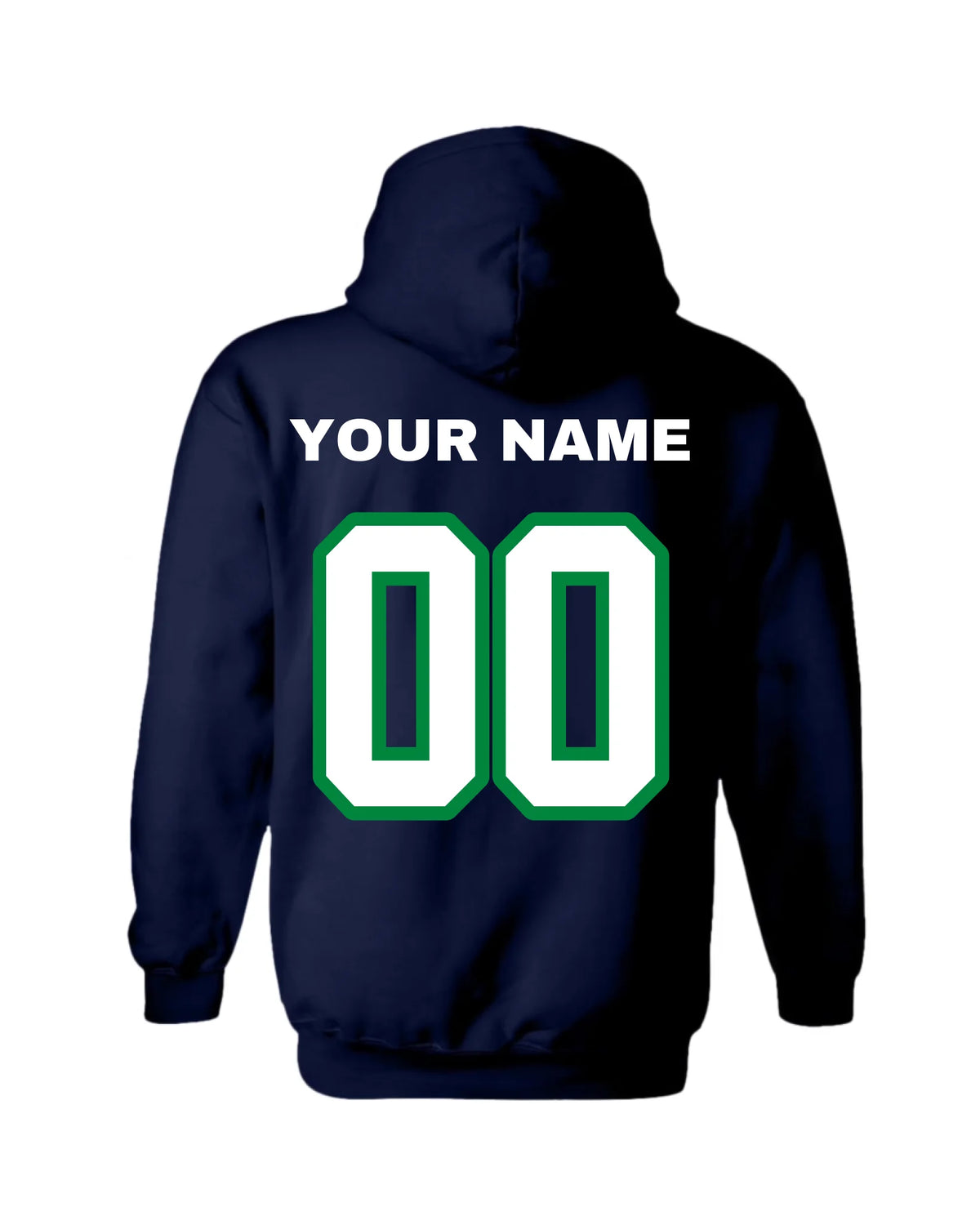 Gildan Navy Blue Back