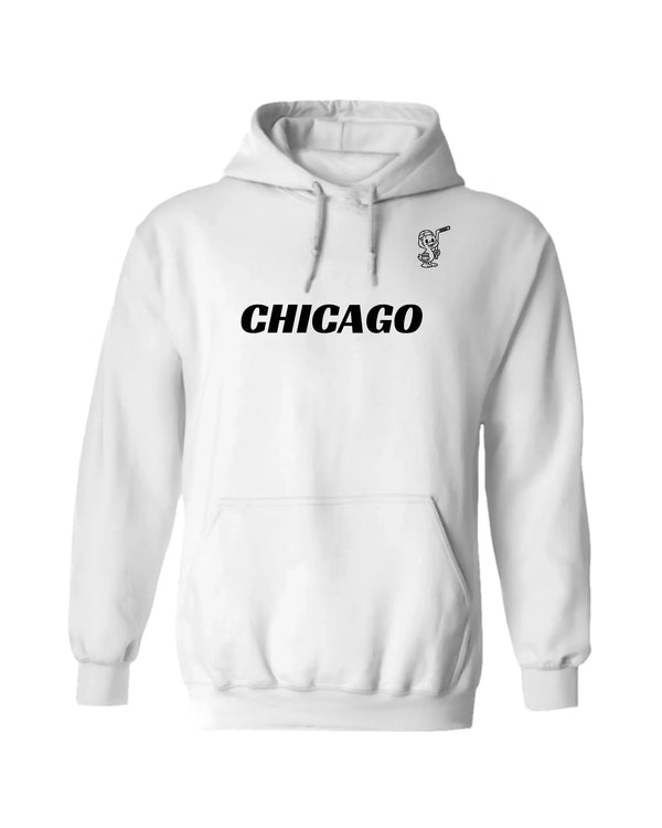 Gildan Hoodie-White Front