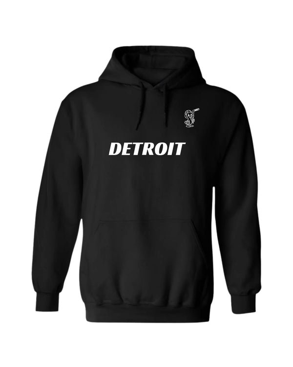 Gildan Hoodie-Black Front