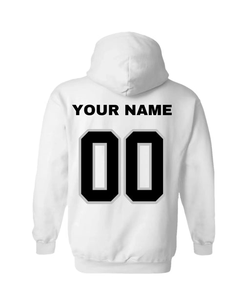 Gildan Hoodie-White Back